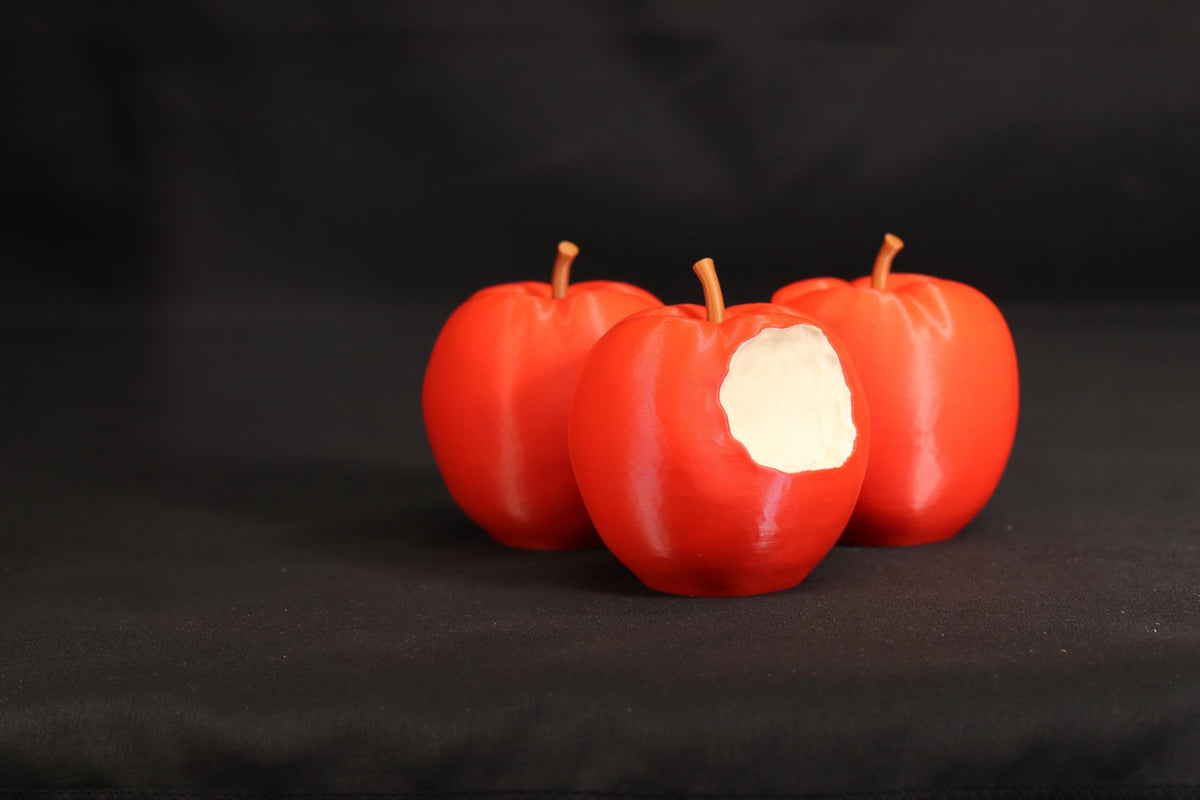 Bitten Apple Decor Fairy Tale Display Halloween Shelf Decoration