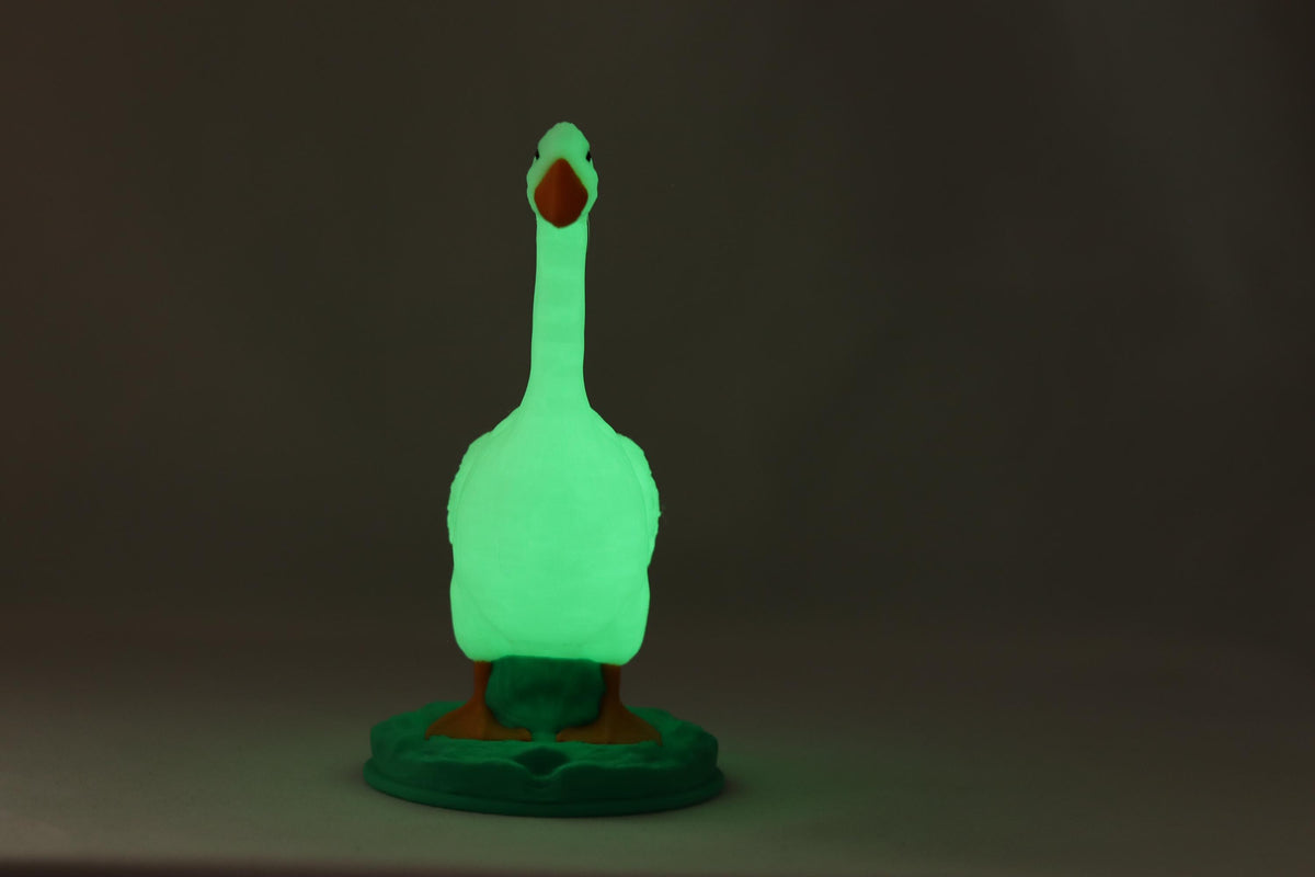 Desk Goose Glow in the dark Sculpture Unique Animal Decor Ideal Gift for Office and Home