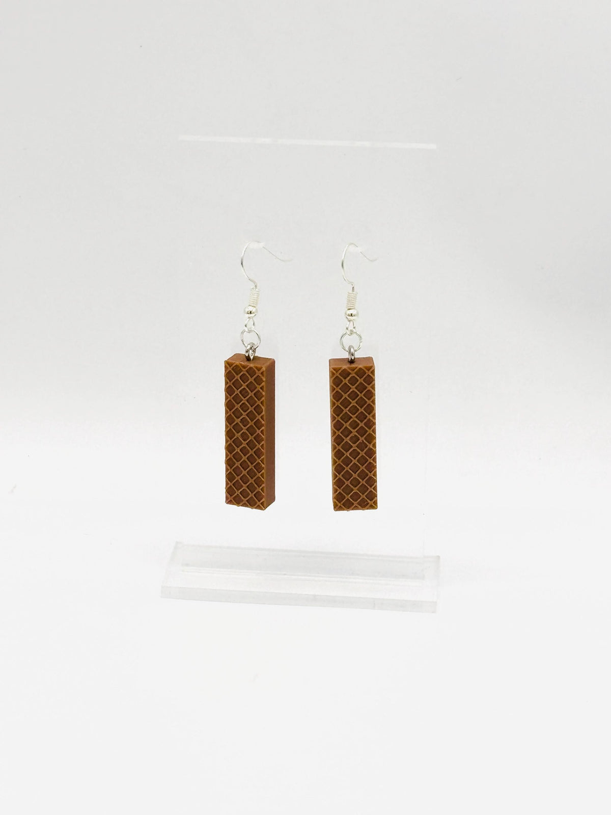 Nutty Buddy Earrings Fun Food Themed Jewelry Unique Gift for Snack Lovers Quirky Lightweight Earrings