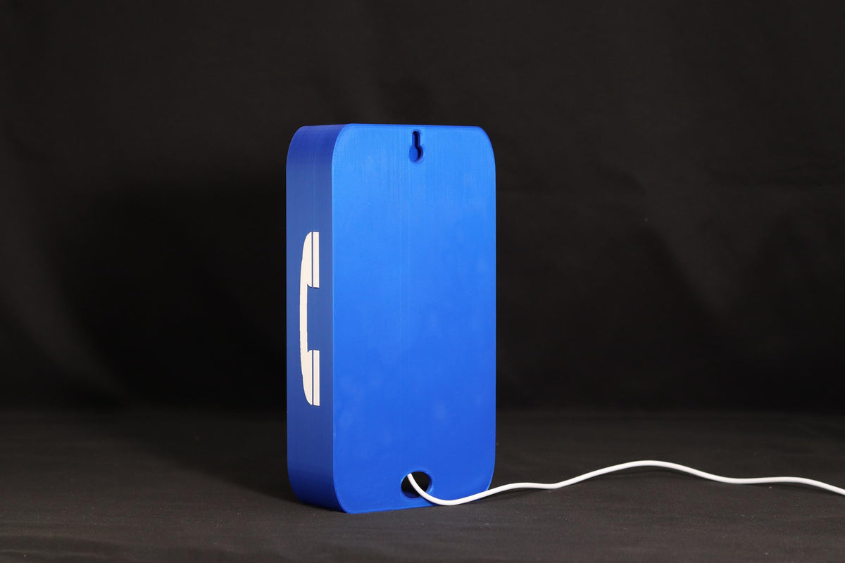 Phone Booth Phone Holder with MagSafe Charger Vintage Desk Stand