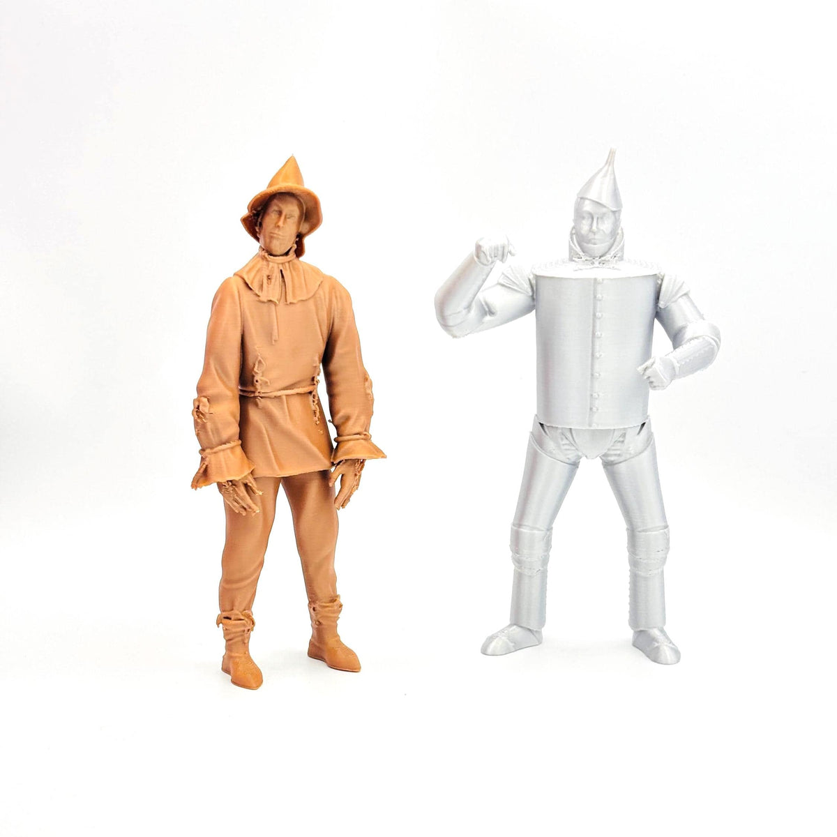 Scarecrow and Tin Man Statue - Wizard of Oz Collectible, Classic Film Decor