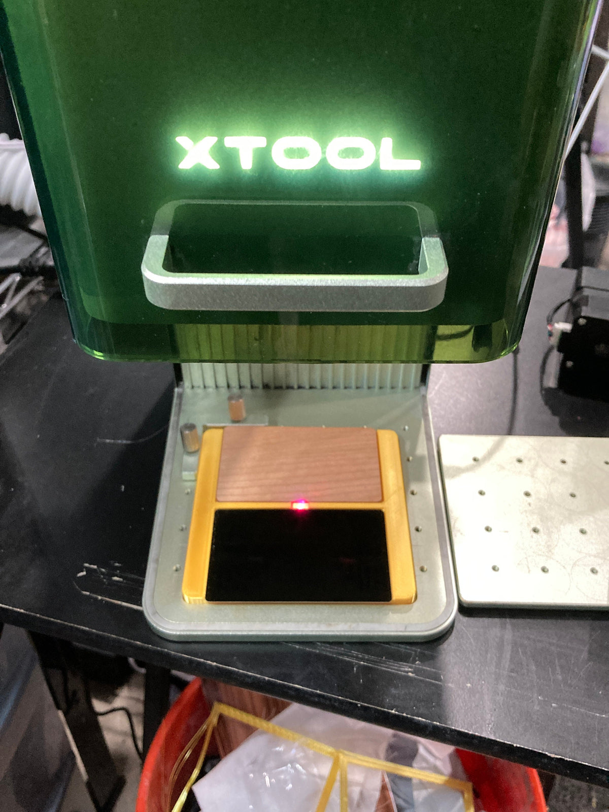 XTool F1 Business Card Jig 3D Printed Custom Holder for Precision Engraving Durable & Easy to Use XTool F1 Business Card Holder