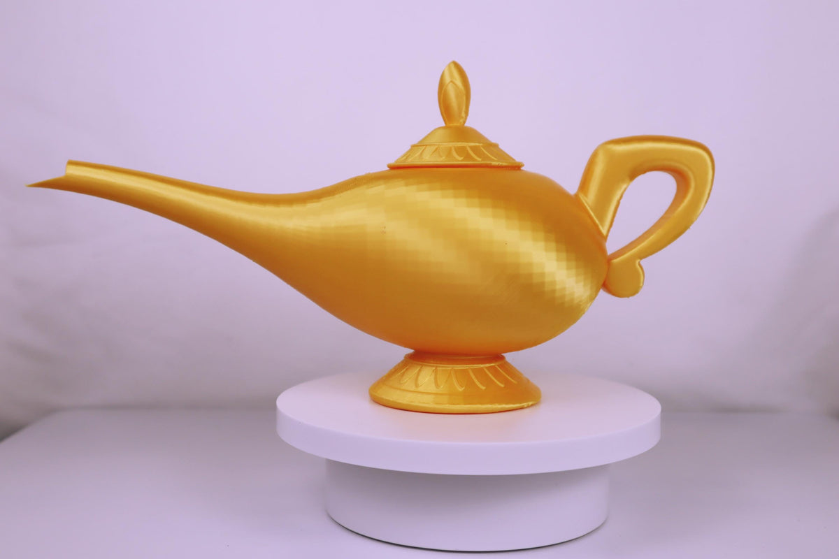 Magic Lamp Aladdin Inspired Lamp Unique Decor Disney Fans Gift Collectible Aladdin Lamp Home Decor Fantasy Room Decoration