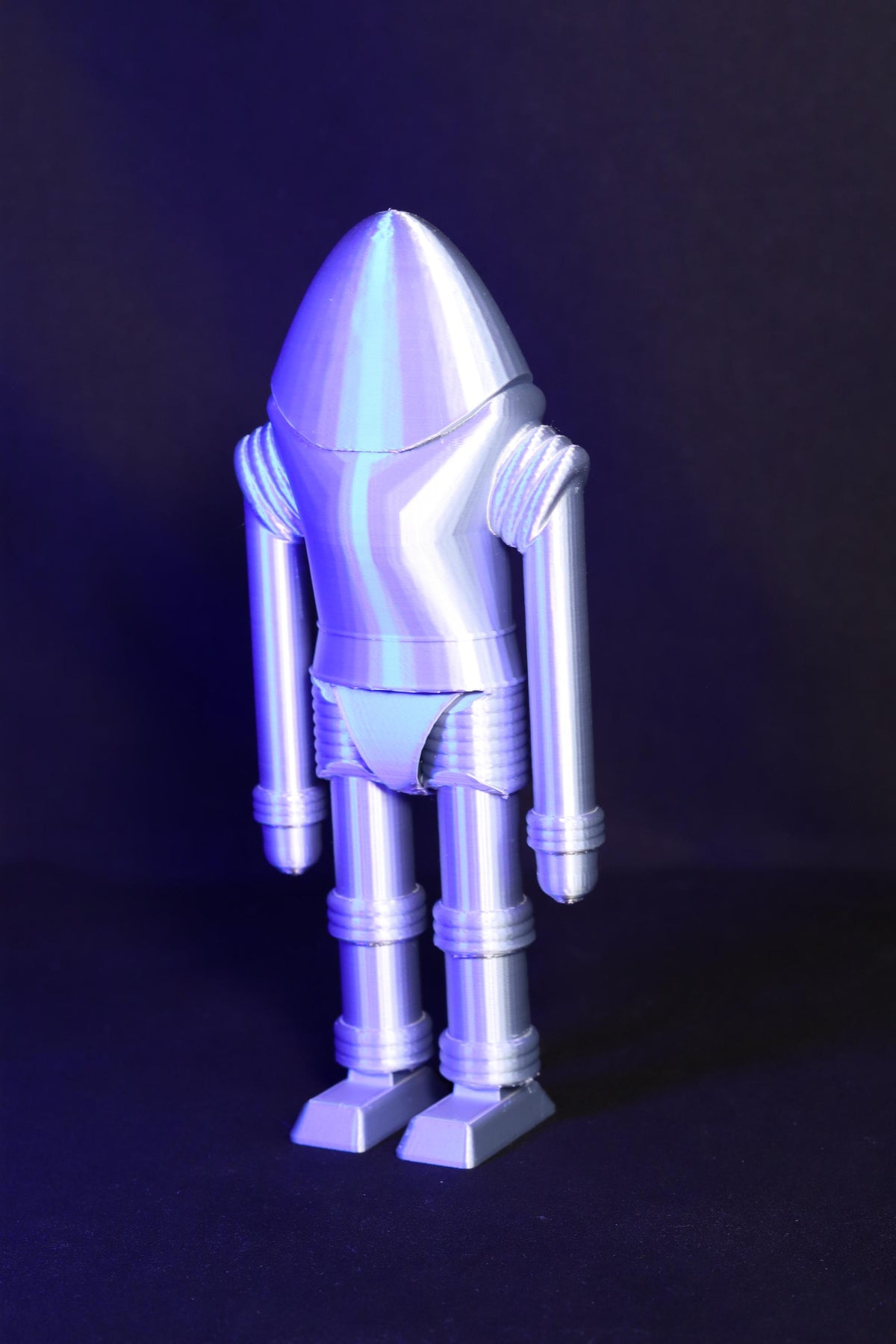 Earth vs the Flying Saucers Robot Figure Retro Sci Fi Movie Collectible
