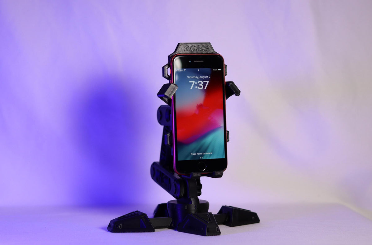 RoboArm Phone Holder: Futuristic 3D Printed Desk Accessory