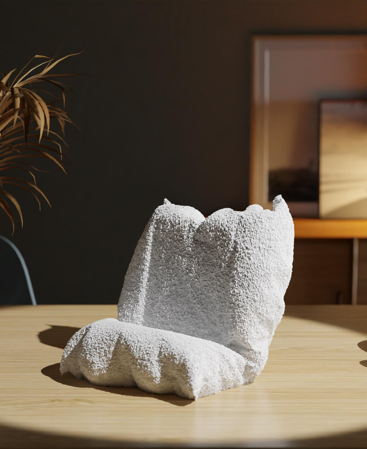 Cozy Pillow Smartphone Holder Hands-Free Phone Stand Mobile Device Rest Perfect for Bed Couch or Desk