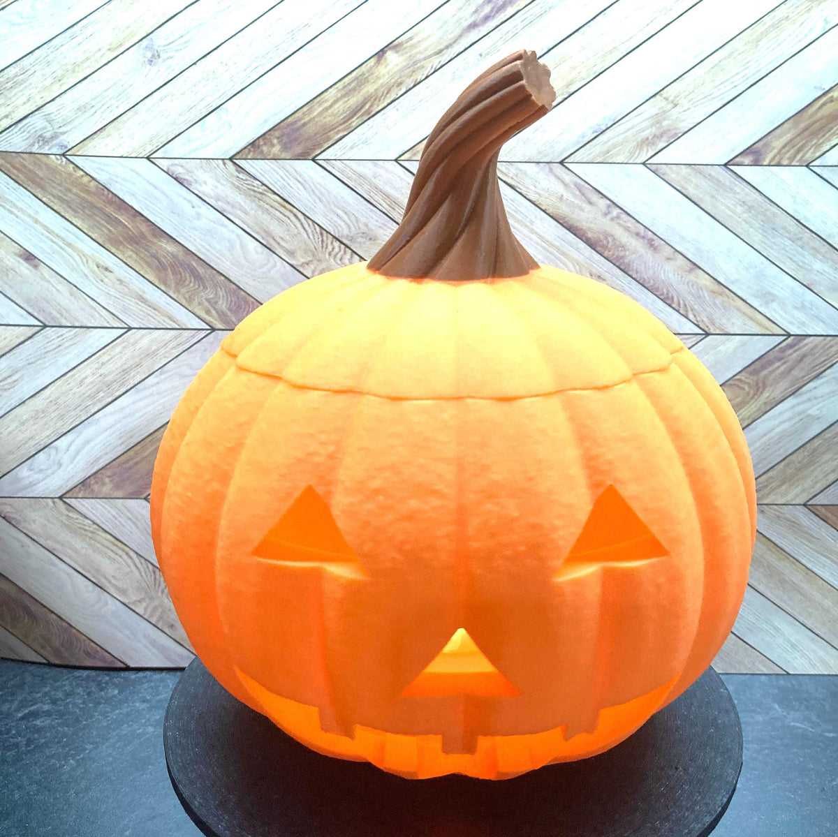 Jack O Lantern Halloween Decor Pumpkin Shelf Decoration