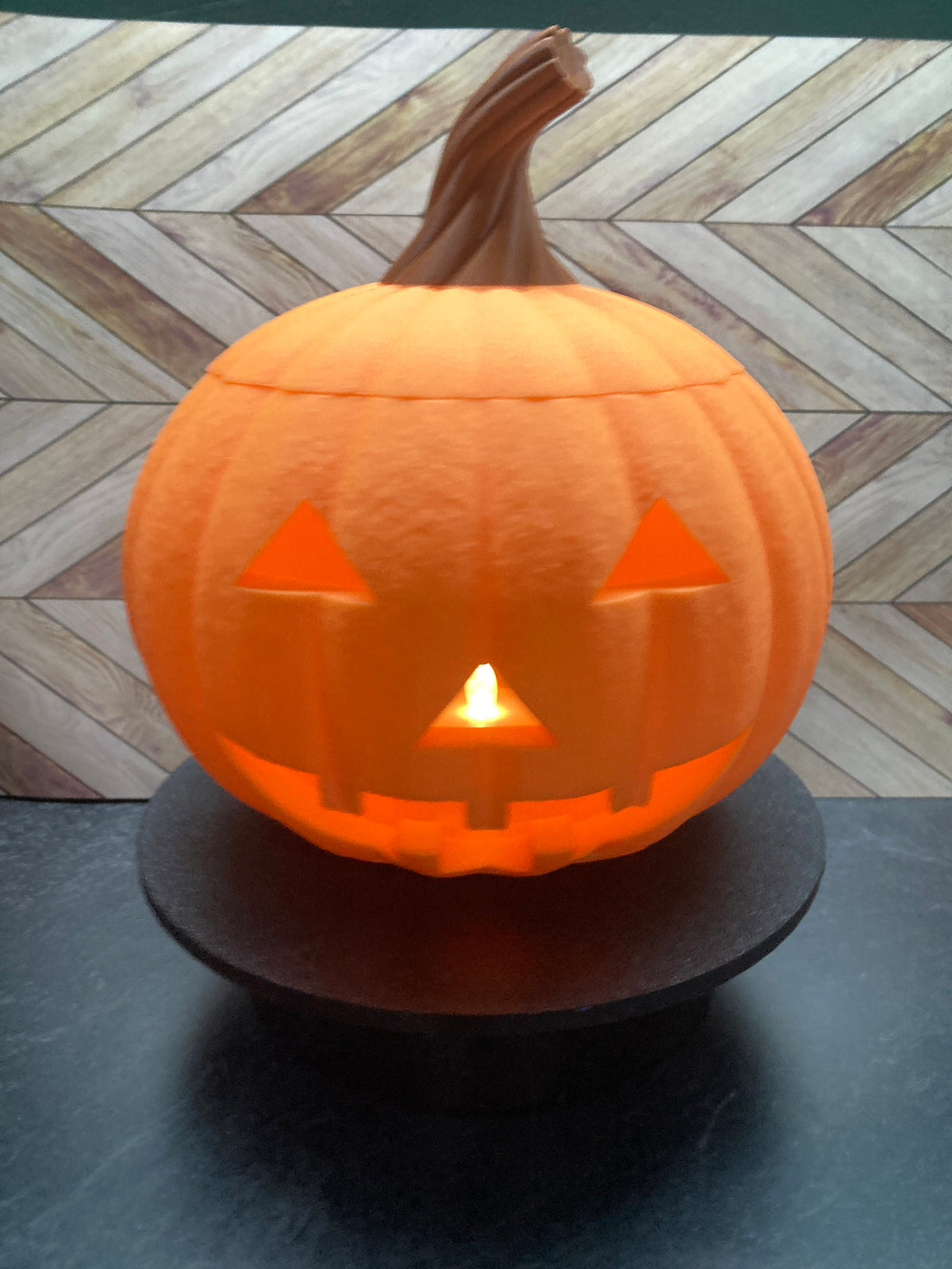 Jack O Lantern Halloween Decor Pumpkin Shelf Decoration