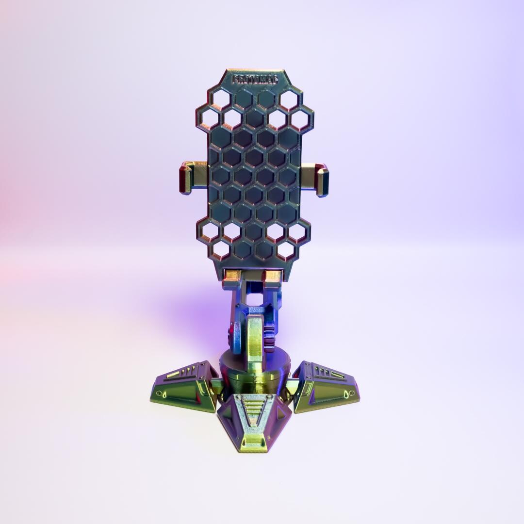 RoboArm Phone Holder Futuristic Desk Accessory
