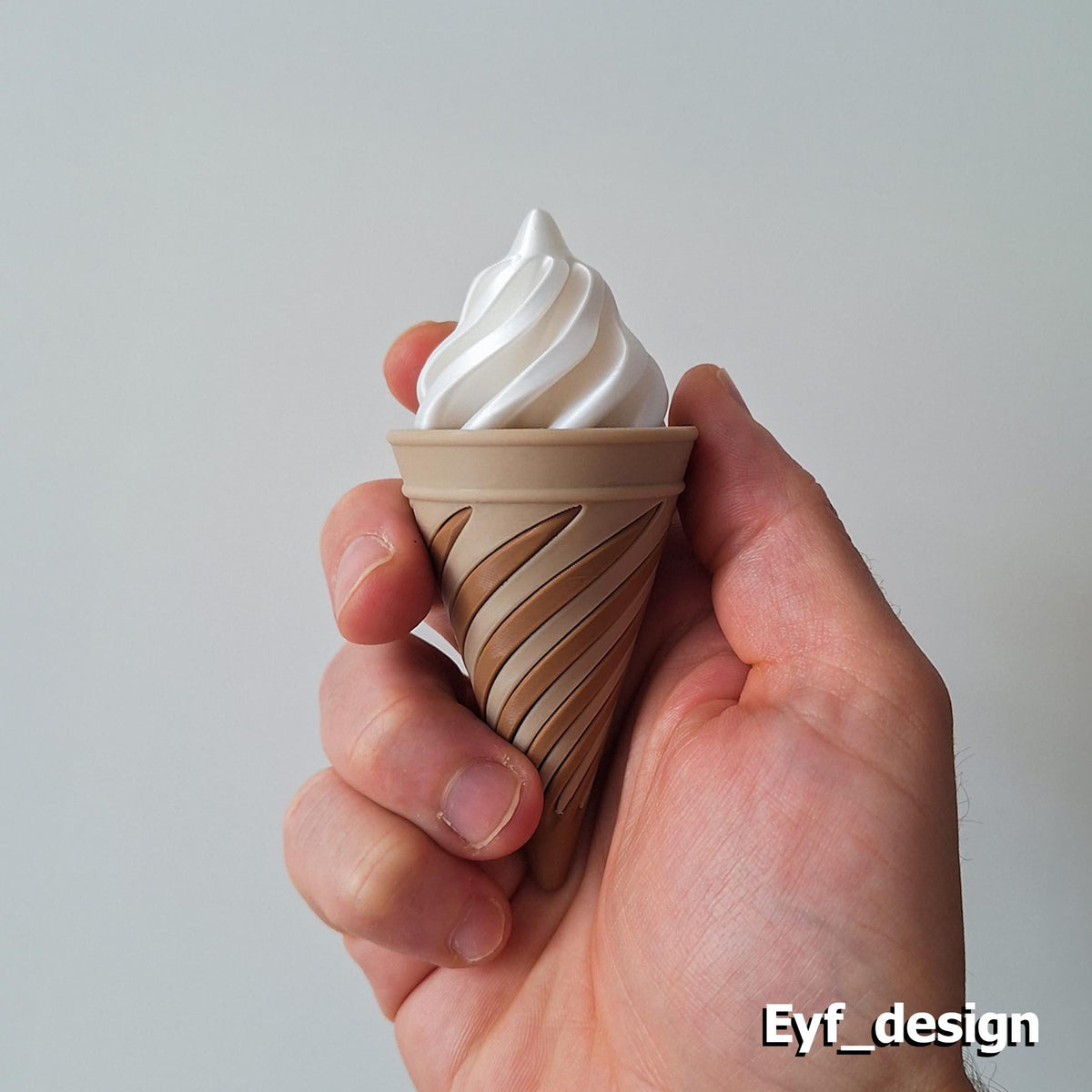 Spiral Ice Cream Cone Fun Fidget Toy