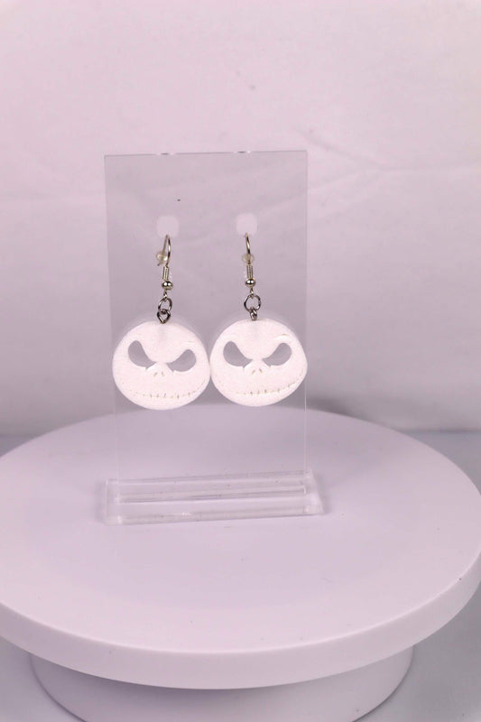 Jack Skellington Earrings, Nightmare Before Christmas Halloween Accessory