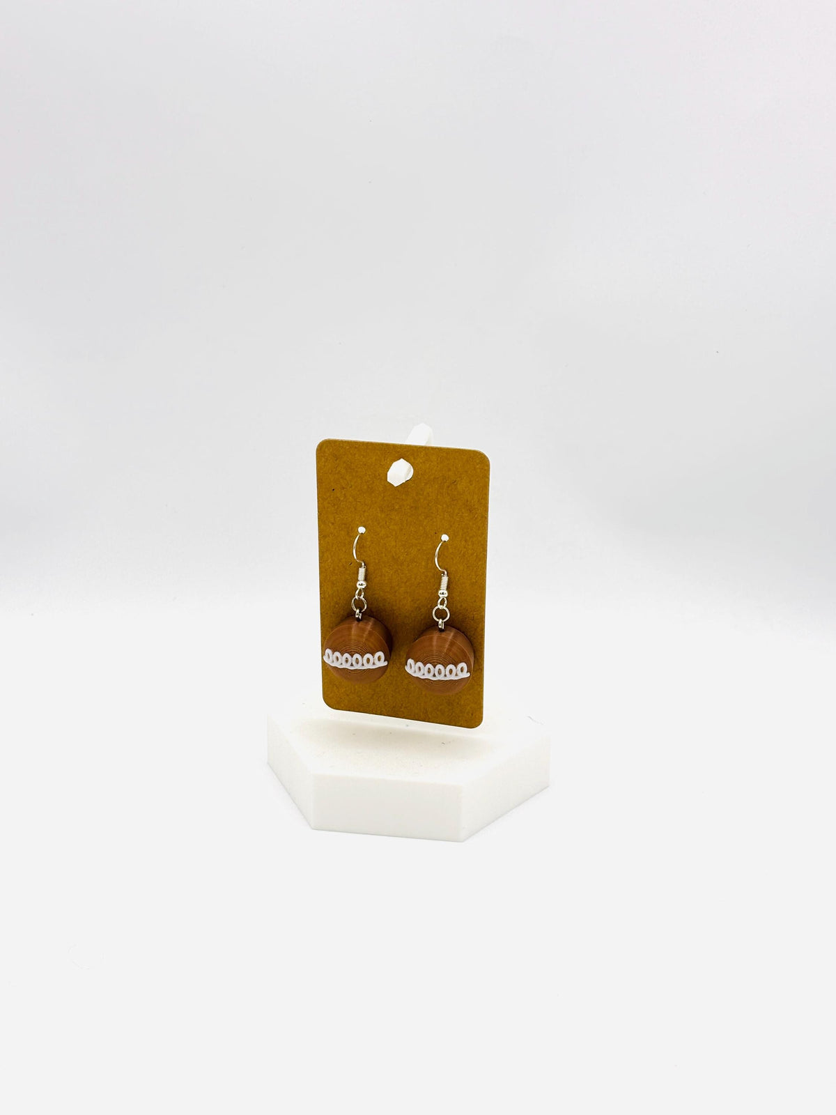 Chocolate Cupcake Earrings Snack Cake Jewelry Novelty Dessert Dangle Earrings