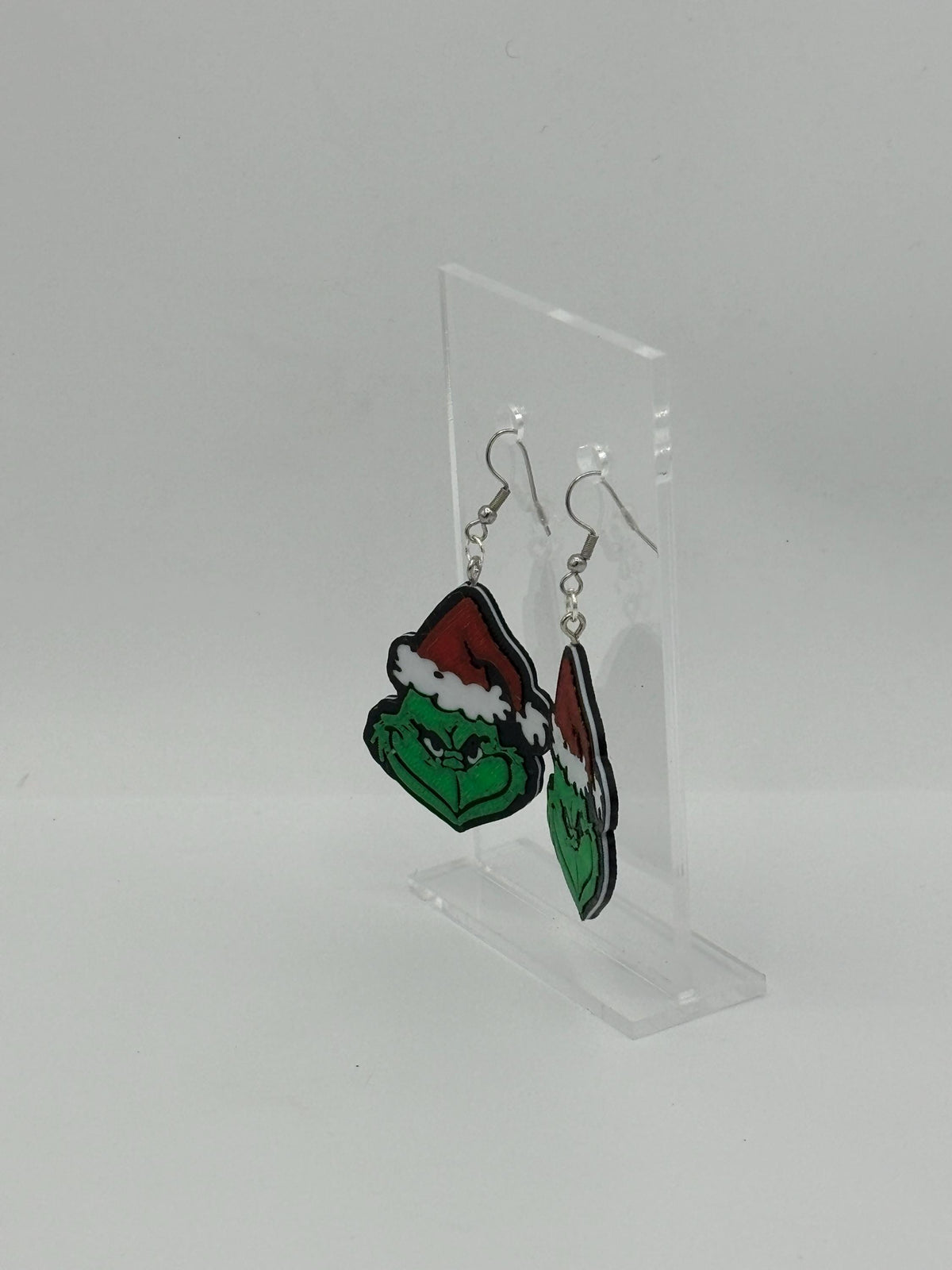 Handmade Grinch Earrings: Fun Christmas Holiday Jewelry