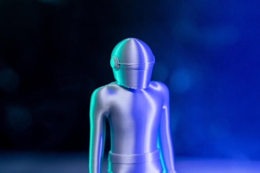 Gort The Robot The Day the Earth Stood Still Sci-Fi Figure Klaatu Barada Nikto Collectible 4 Inch Robot Toy