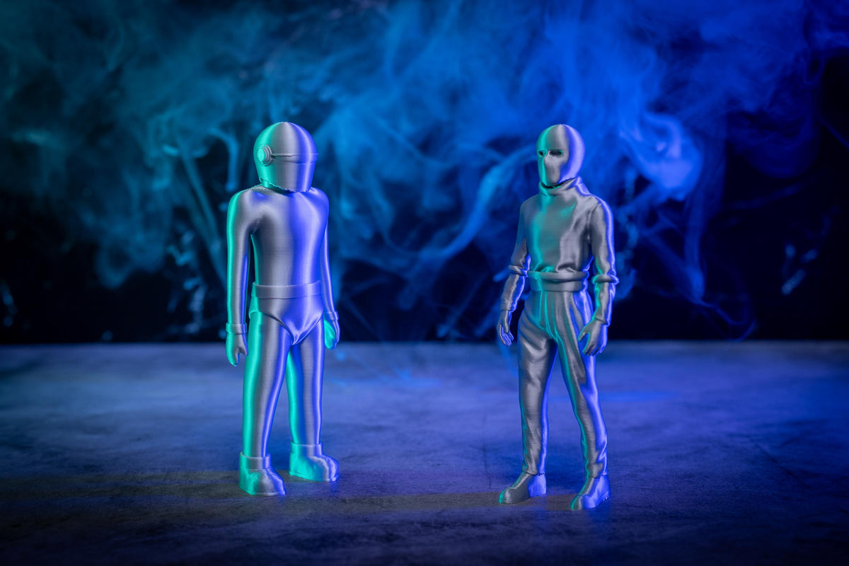 Gort Klaatu Sci-Fi Figure Pack Collectible Set Futuristic Characters Unique Sci-Fi Decor Perfect for Display Gaming and Sci-Fi Enthusiasts