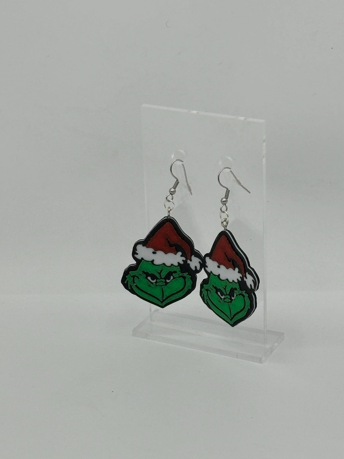 Handmade Grinch Earrings: Fun Christmas Holiday Jewelry