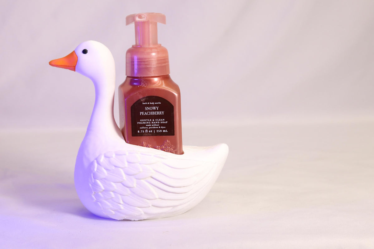 Goose Soap Holder for Bath and Body Works Foaming Soap Farmhouse Sink Decor