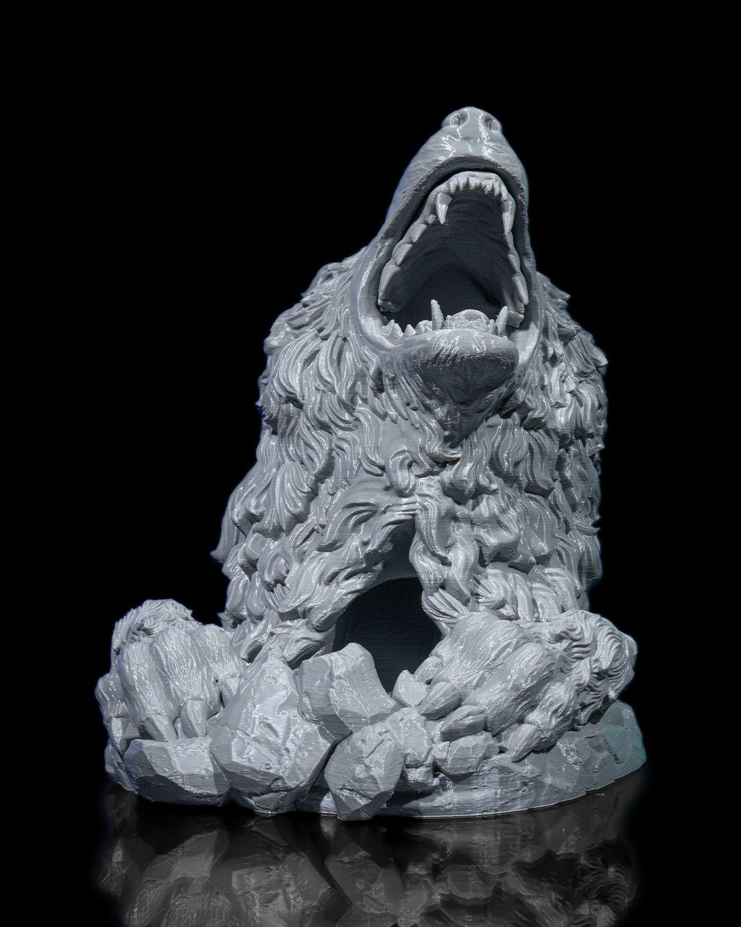 Wolf Dice Tower Tabletop RPG Dice Roller Dungeon Game Accessory