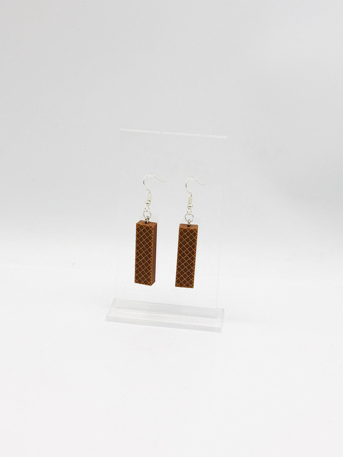 Nutty Buddy Earrings Snack Cake Jewelry Novelty Dessert Dangle Earrings