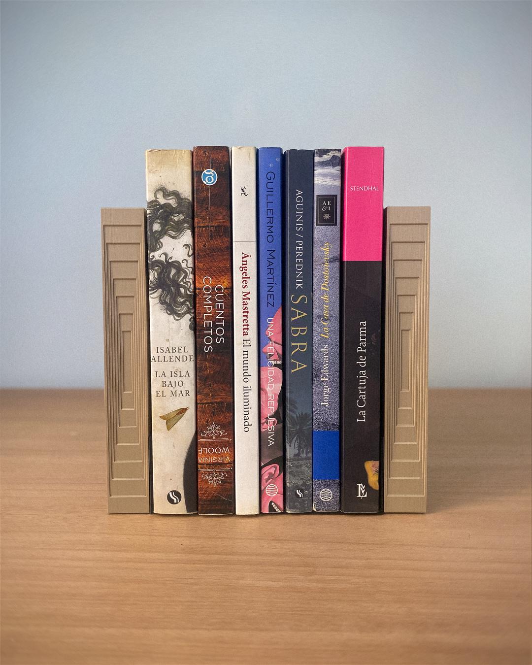 Geometric Bookends, Set of Rectangle Bookends