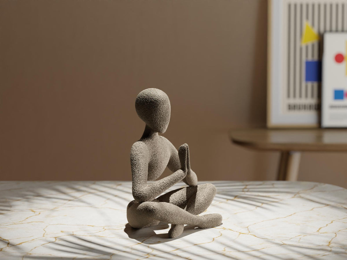 NObody Prayer Minimalist Contemplative Sculptural Figurine