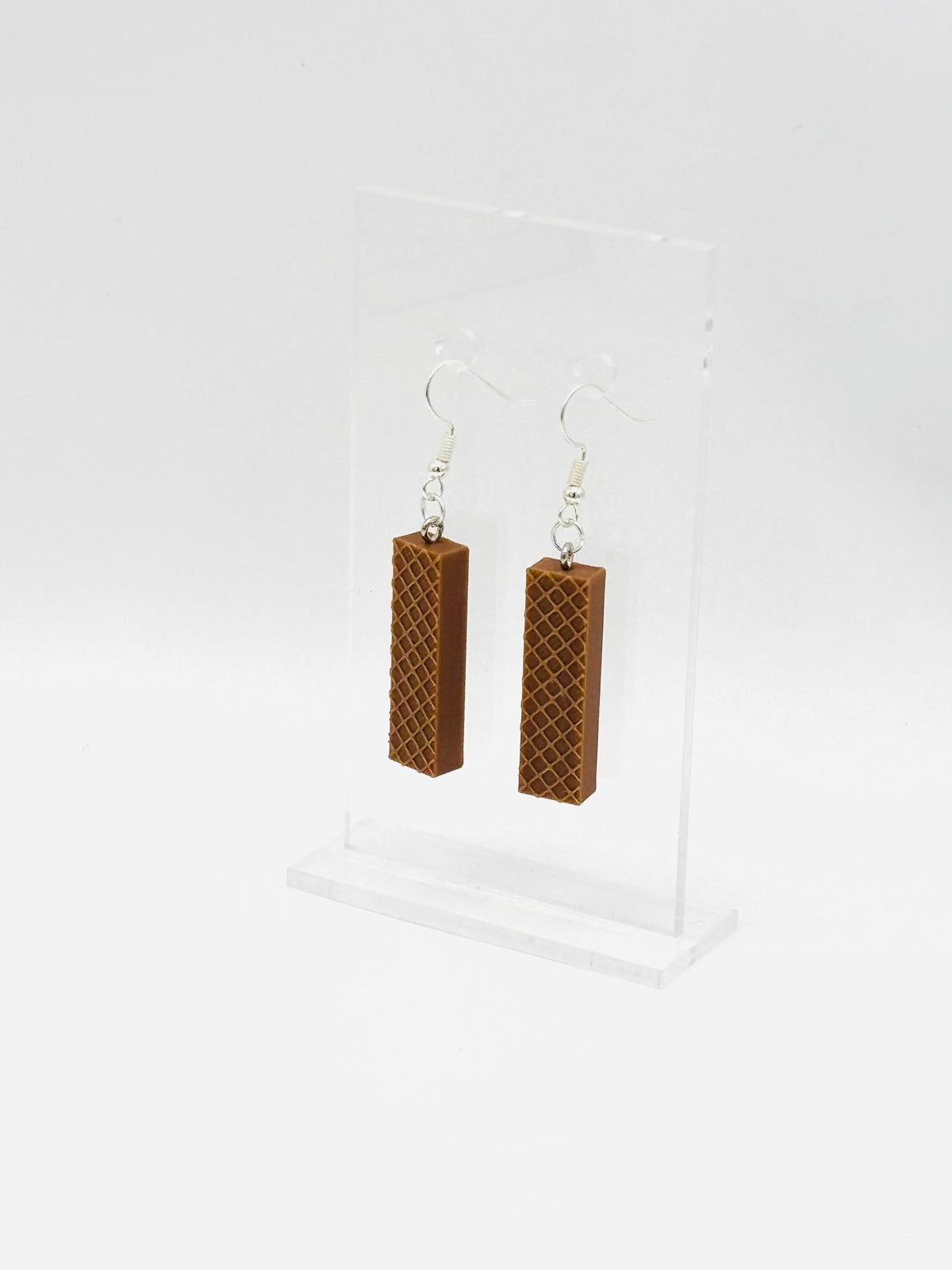 Nutty Buddy Earrings Snack Cake Jewelry Novelty Dessert Dangle Earrings