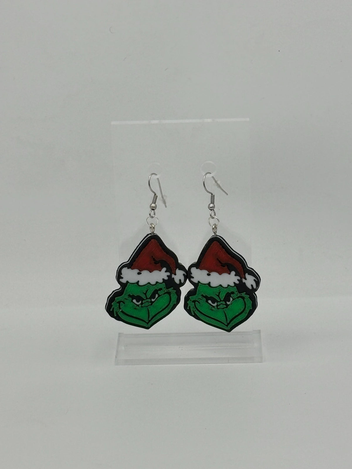 Handmade Grinch Earrings: Fun Christmas Holiday Jewelry