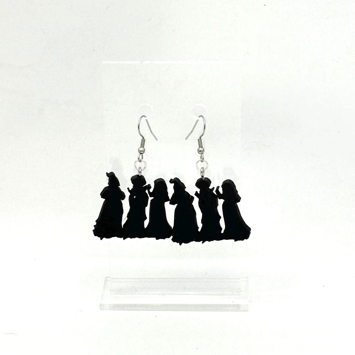 Sanderson Sisters Witch Sister Silhouette Earrings Halloween Dangle Jewelry