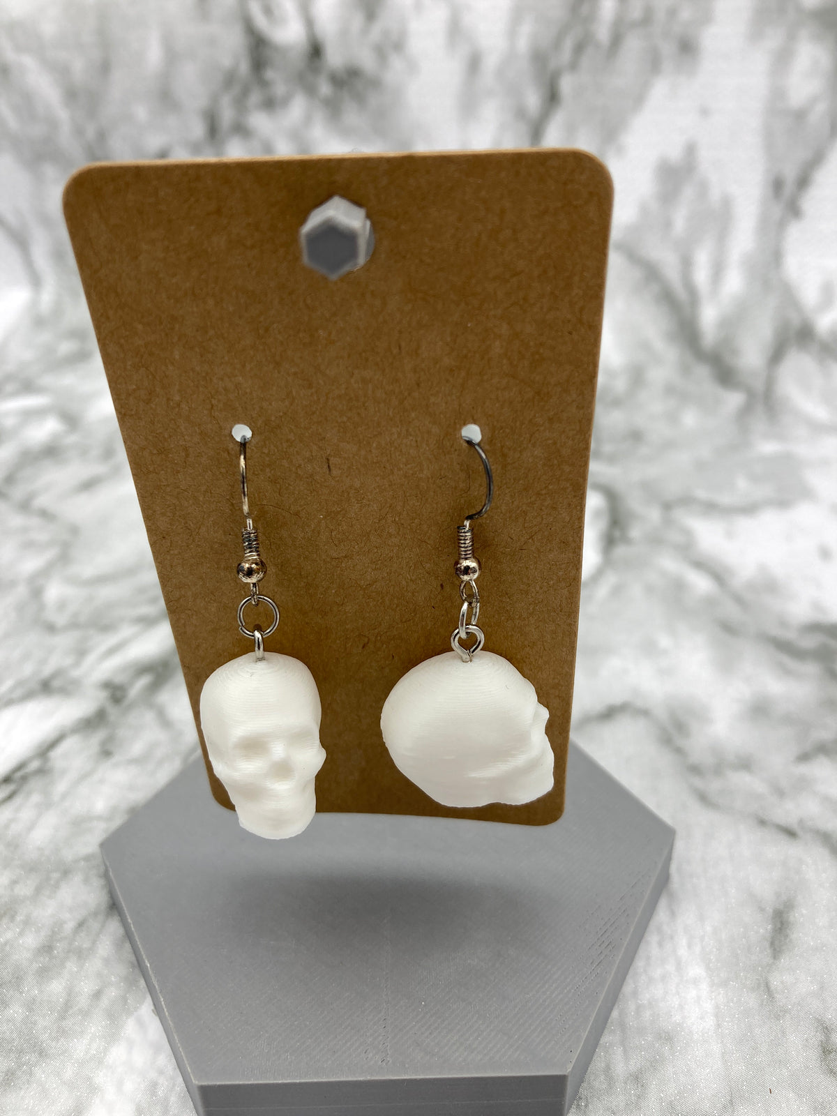 Skull Earrings Gothic Jewelry Unique Handmade Halloween Earrings Perfect Punk Rock Fashion Spooky Accessories Gift for Gothic Skull Lovers