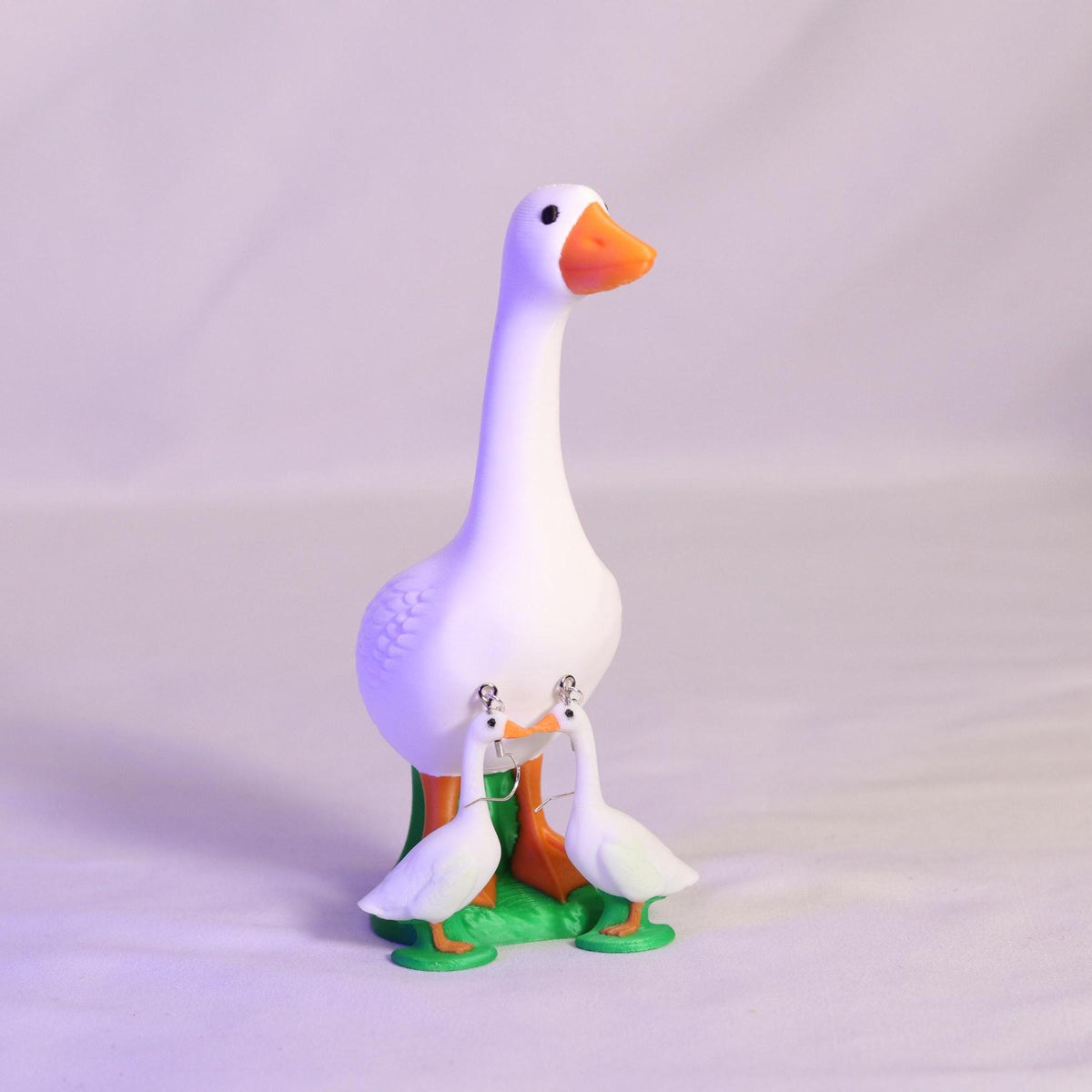 Goose Earrings Bird Jewelry Animal Gift for Her Nature Inspired Accessory