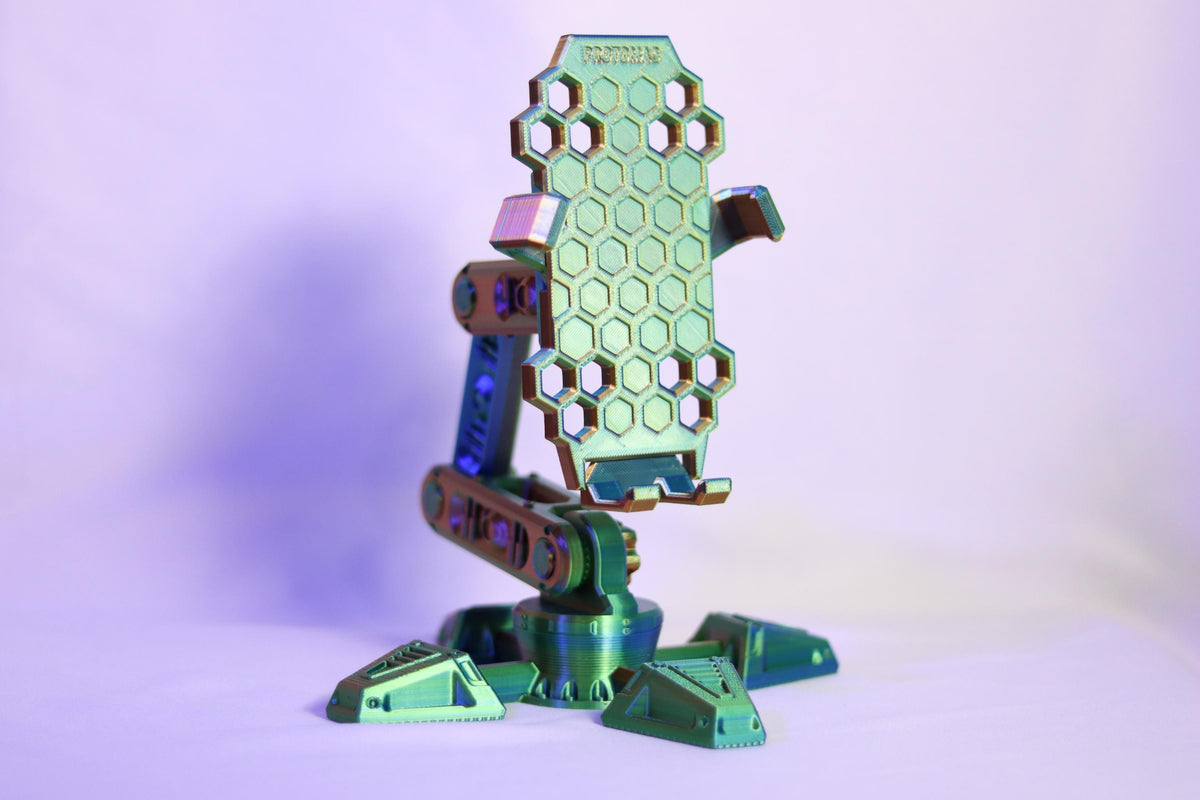 RoboArm Phone Holder Futuristic Desk Accessory