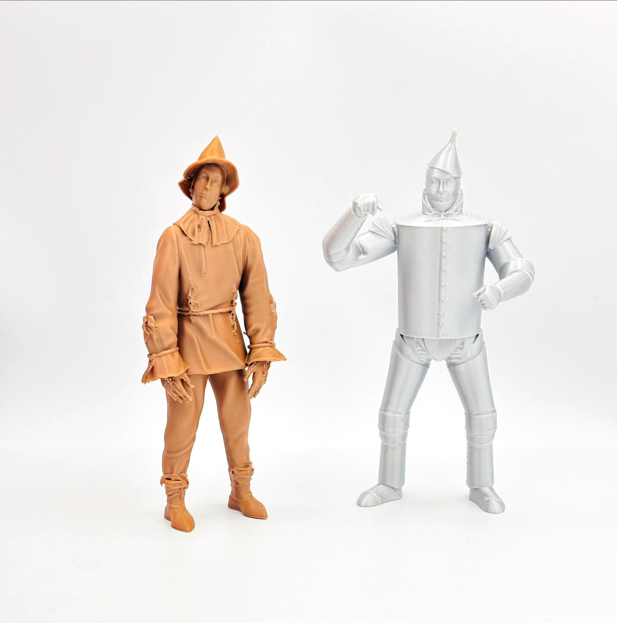 Scarecrow and Tin Man Statue - Wizard of Oz Collectible, Classic Film Decor