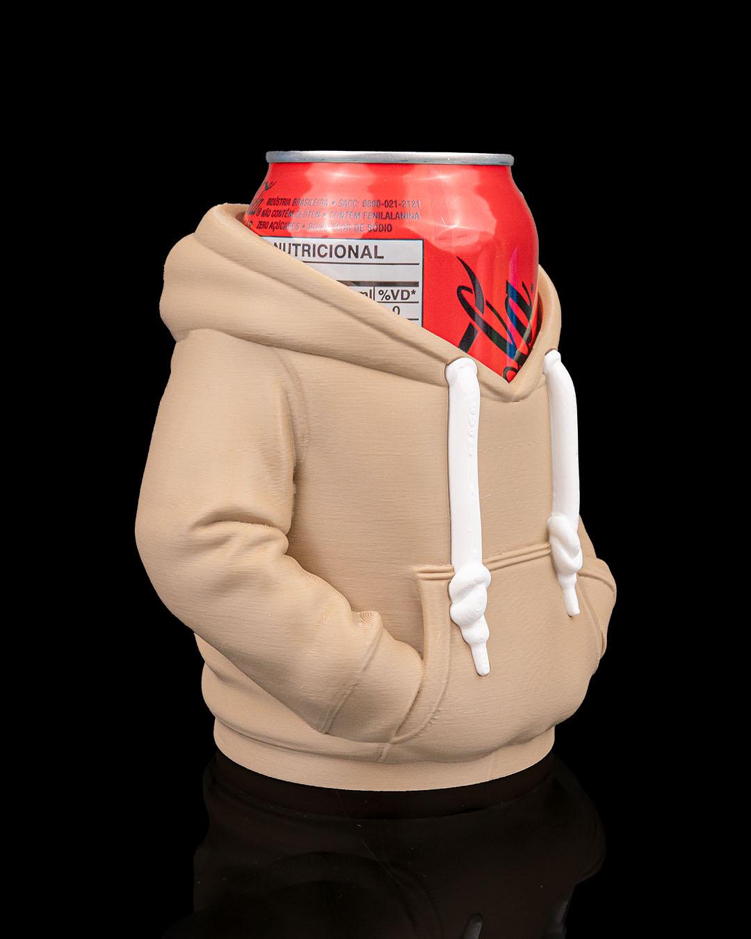 Hoodie Soda Can Holder Funny Drink Sleeve for 12oz Cans