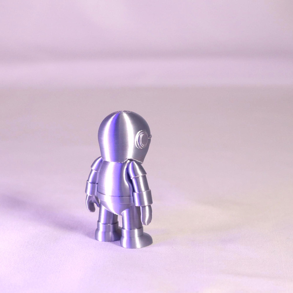 Gort The Robot Chibi Robot Figure Retro Sci Fi Desk Decor Collectible