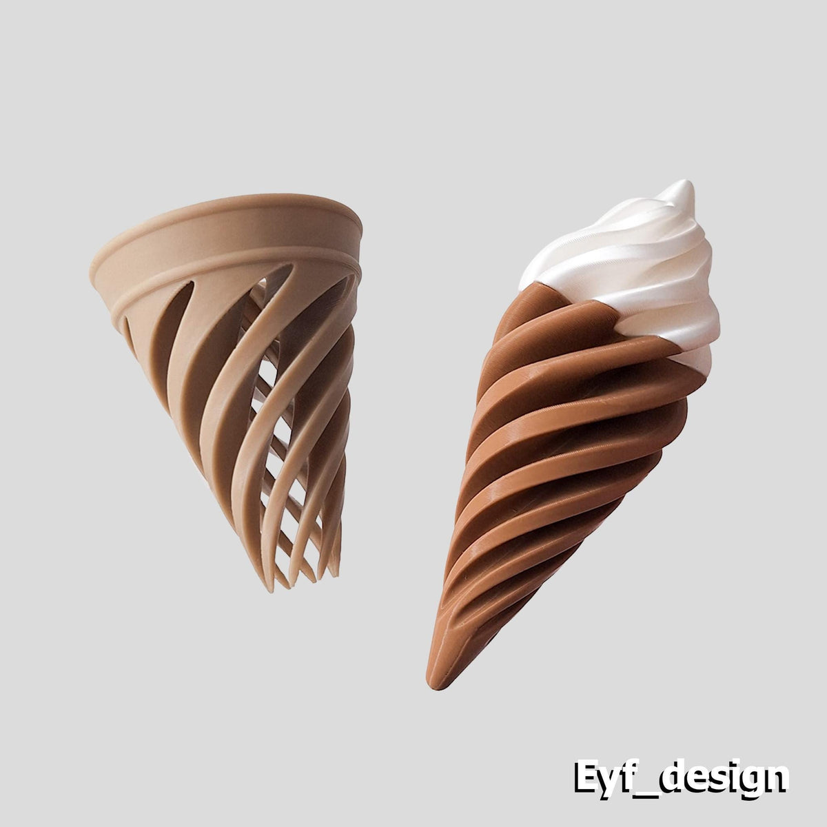 Spiral Ice Cream Cone Fun Fidget Toy