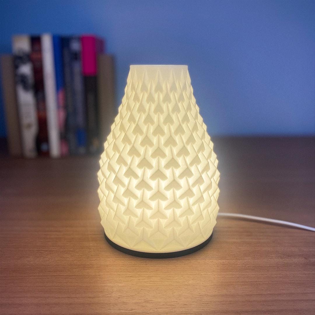 Pinn Table Lamp Modern Accent Light for Desk or Nightstand