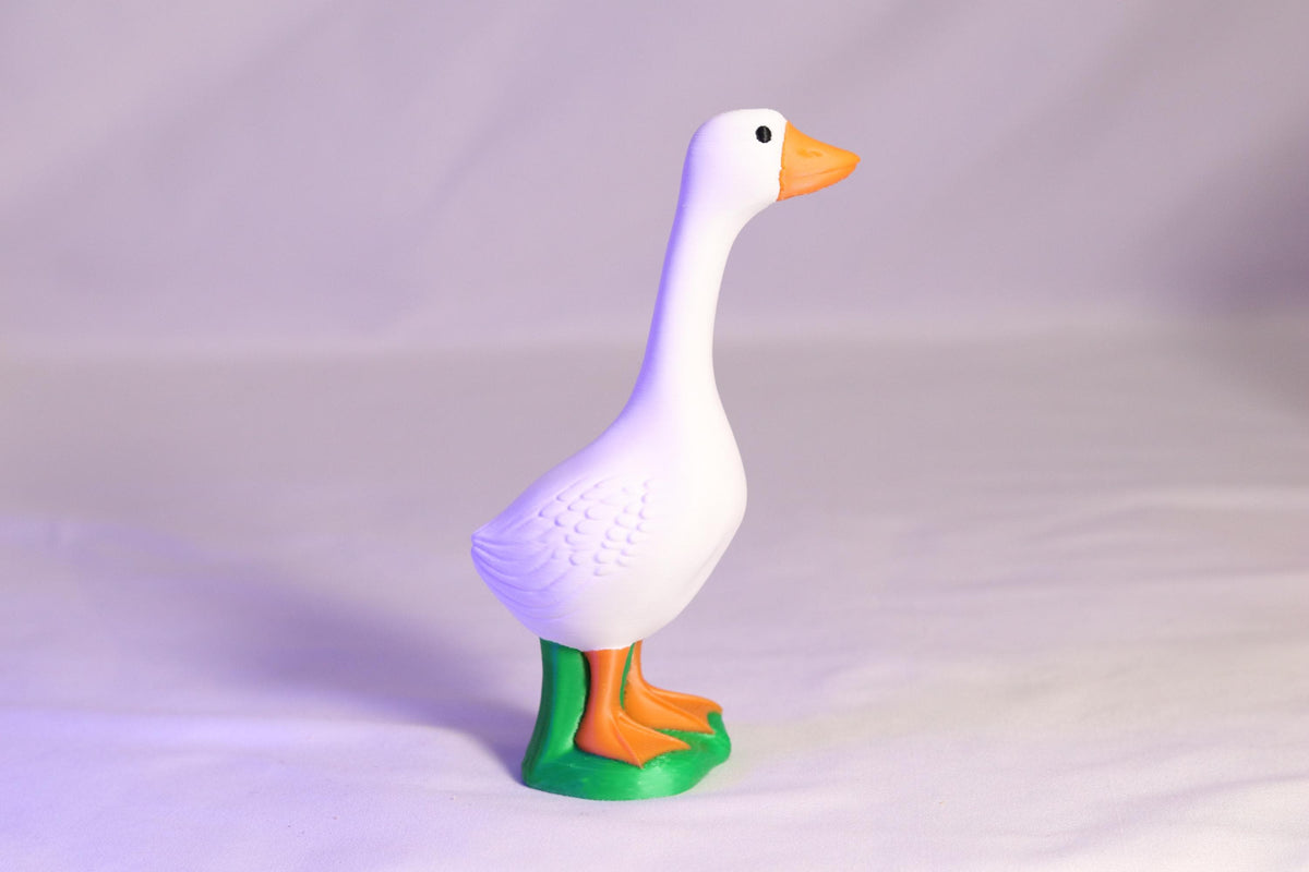 Desk Goose Sculpture Animal Decor Office Gift Home Display