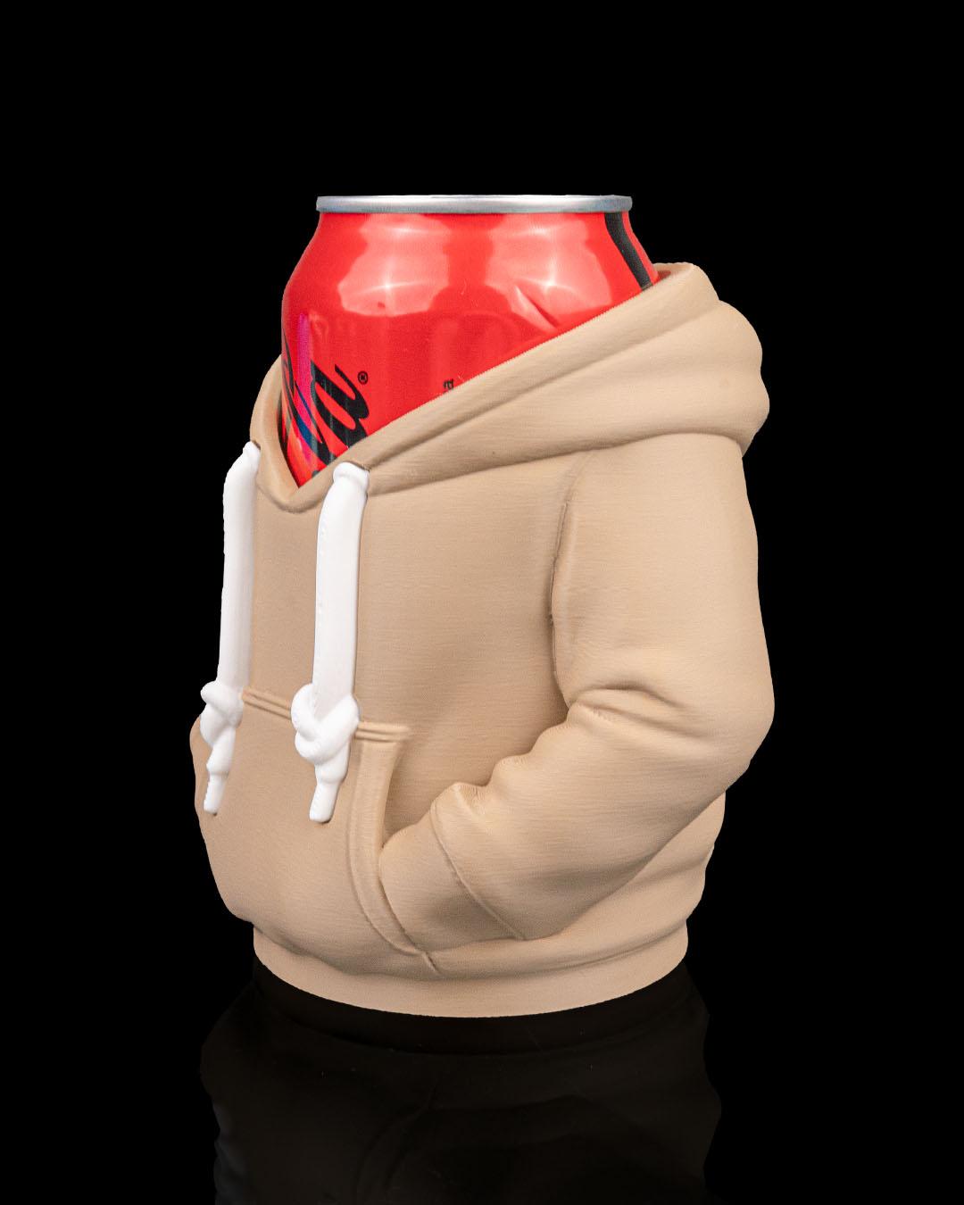 Hoodie Soda Can Holder Funny Drink Sleeve for 12oz Cans
