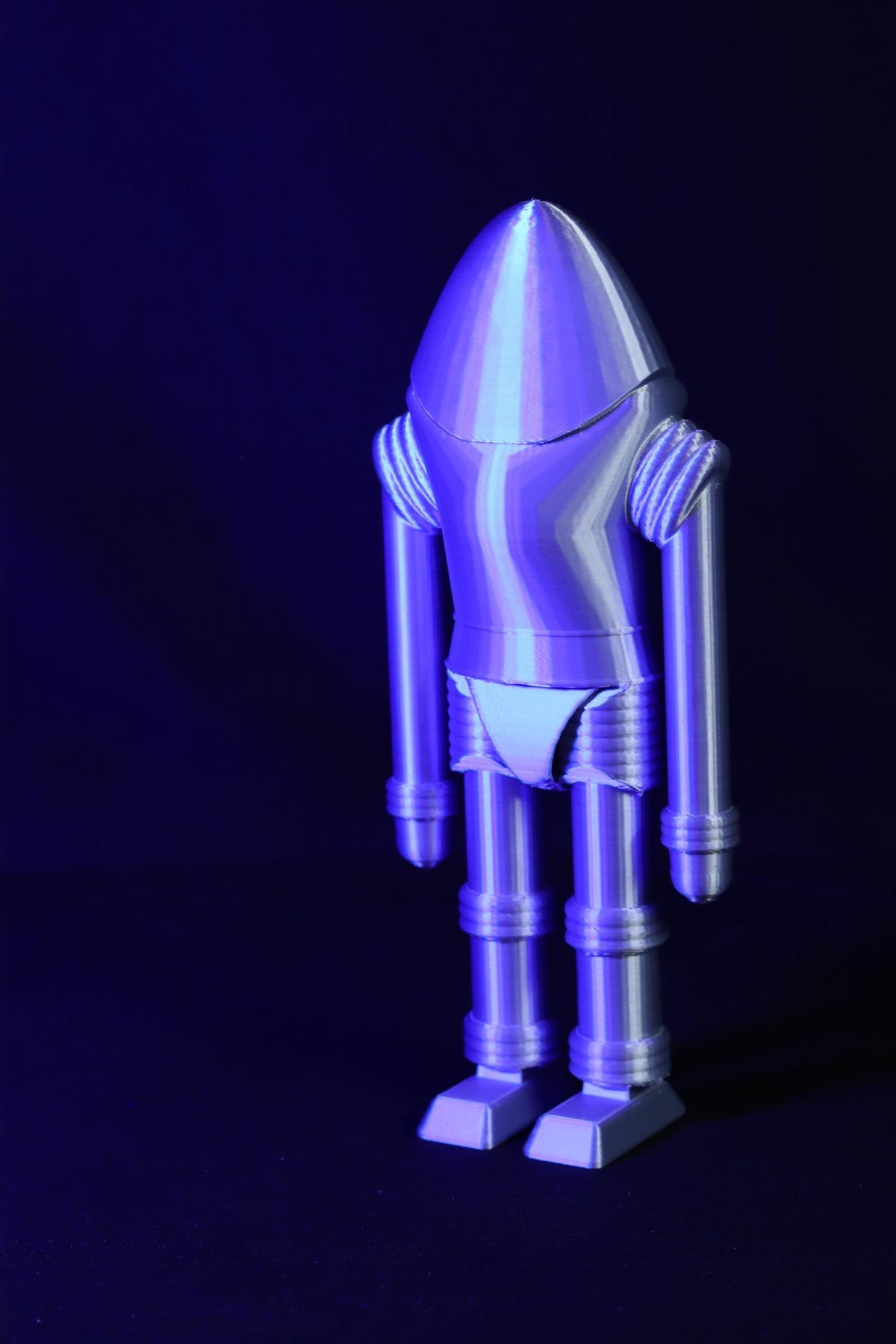 Earth vs the Flying Saucers Robot Figure Retro Sci Fi Movie Collectible