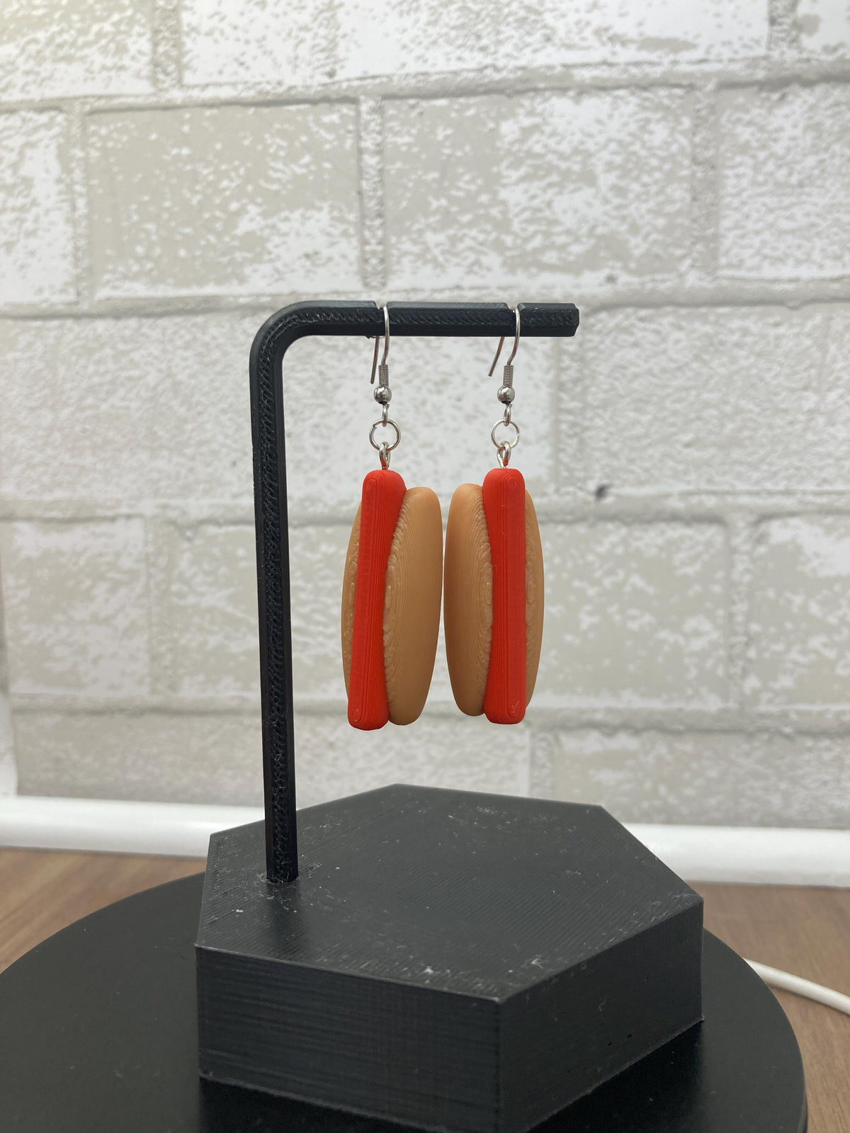 Hotdog Earrings: Fun Food Dangle Earrings for Foodies