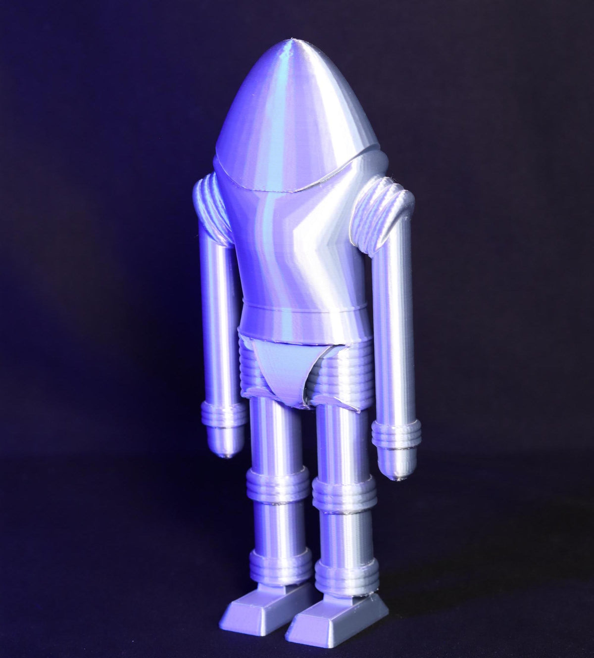 Earth vs the Flying Saucers Robot Figure Retro Sci Fi Movie Collectible