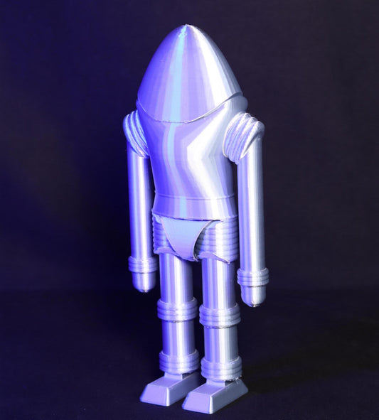Earth vs the Flying Saucers Robot Figure Retro Sci Fi Movie Collectible