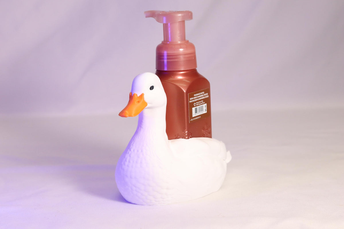 Duck Soap Holder for Bath and Body Works Foaming Soap Bottle Farmhouse Sink Decor