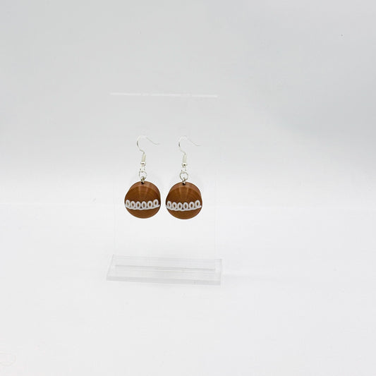 Chocolate Cupcake Earrings Snack Cake Jewelry Novelty Dessert Dangle Earrings