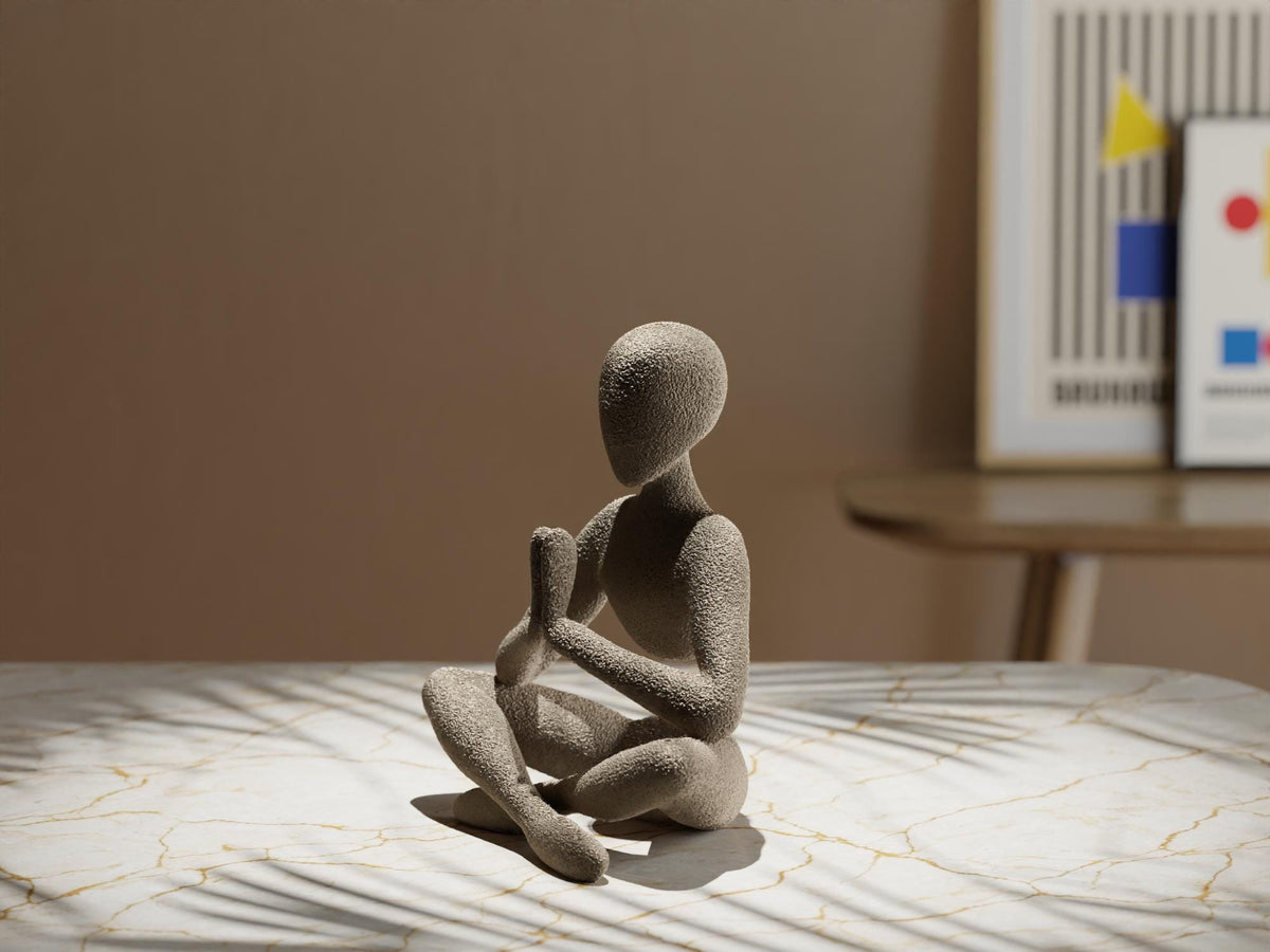 NObody Prayer Minimalist Contemplative Sculptural Figurine