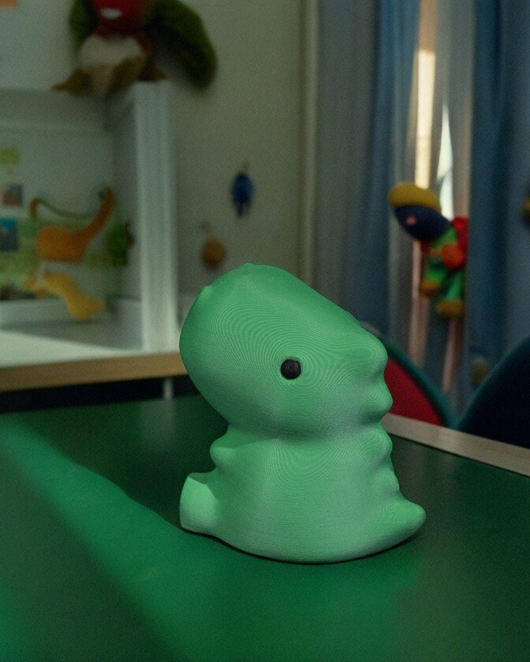 Baby T-Rex Figurine, Cute Dinosaur Toy, Nursery Decor