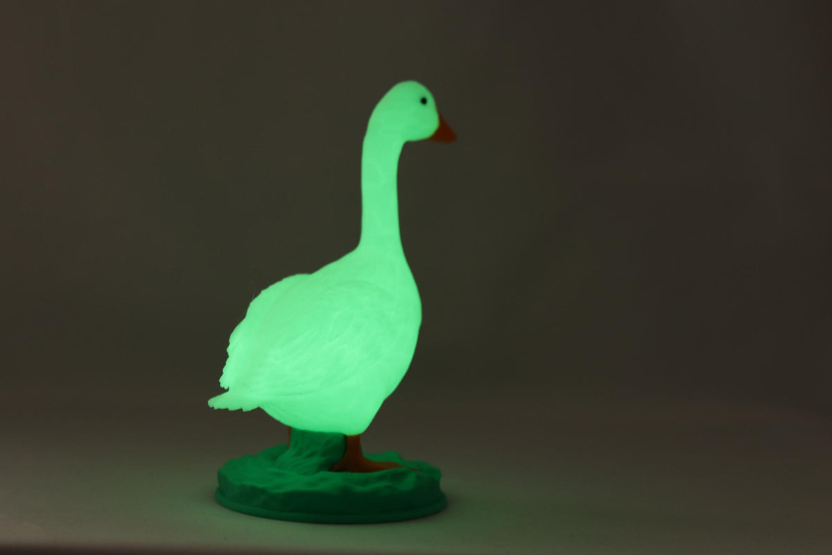 Desk Goose Glow in the dark Sculpture Unique Animal Decor Ideal Gift for Office and Home
