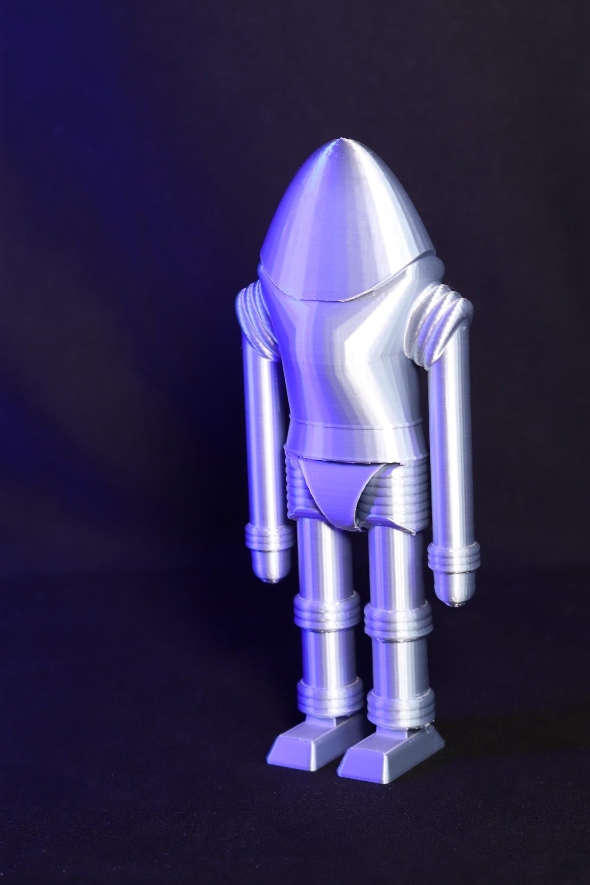 Earth vs the Flying Saucers Robot Figure Retro Sci Fi Movie Collectible