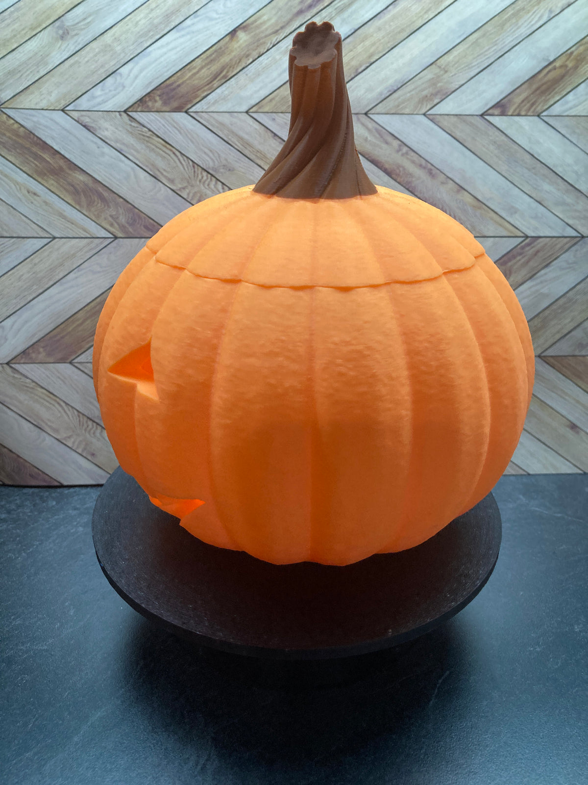 Jack O Lantern Halloween Decor Pumpkin Shelf Decoration
