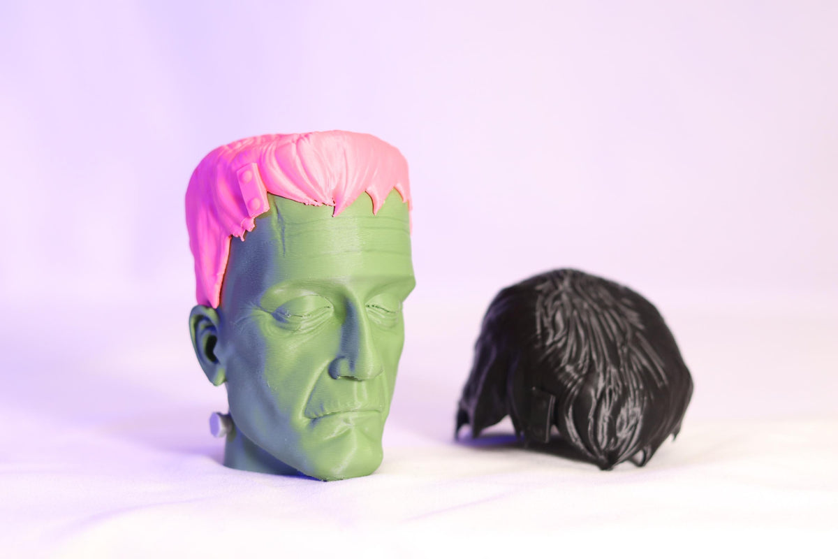 Frankenstein Monster Headphone Stand Gothic Desk Decor Horror Figure